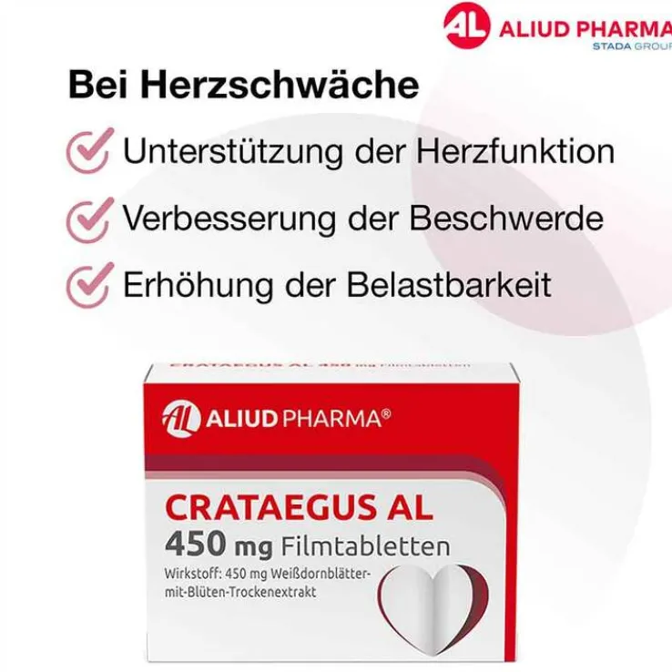 CRATAEGUS AL 450 mg Filmtabletten, 100 St