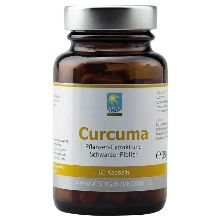 Curcuma + schwarzer Pfeffer Kapseln, 60 St