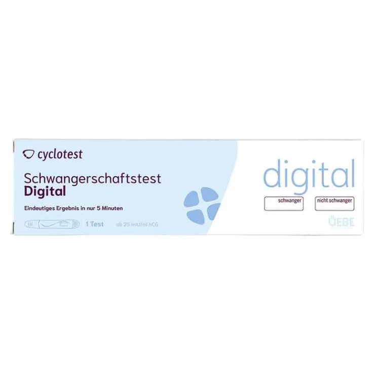 Cyclotest Schwangerschaftstest Digital 25 Mlu / ml, 1 St