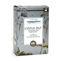 Cystus 052 Bio Halspastillen Honig Vanille, 132 St