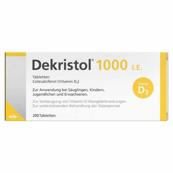 Dekristol 1.000 I.E. Tabletten, 200 St