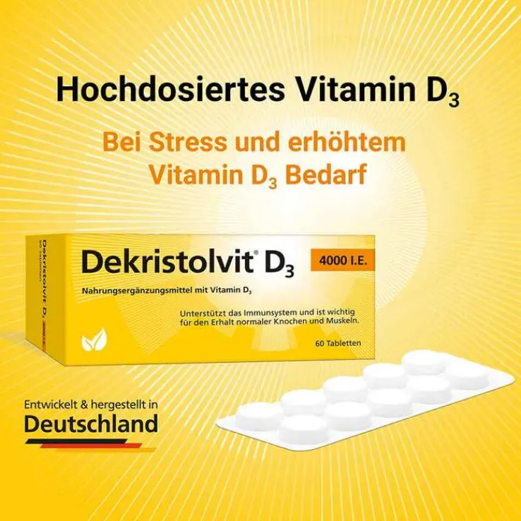 Dekristolvit D3 4.000 I.E. Tabletten, 60 St