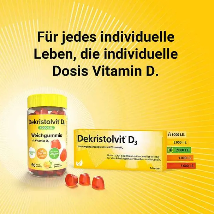 Dekristolvit D3 4.000 I.E. Tabletten, 60 St