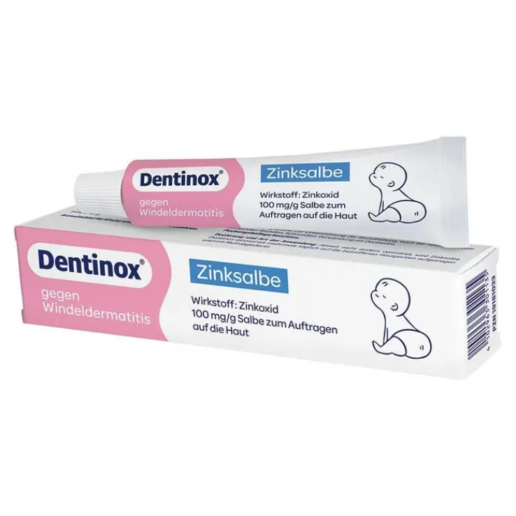 Dentinox Zinksalbe gegen Windeldermatitis, 45 g