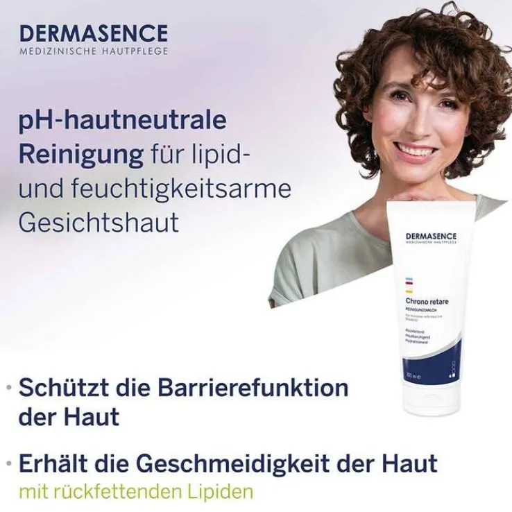 Dermasence Chrono retare Reinigungsmilch, 200 ml