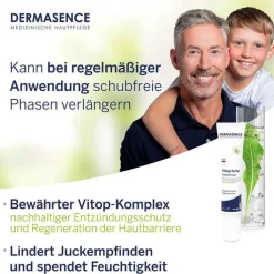 Dermasence Vitop forte Augenpflege Creme, 15 ml