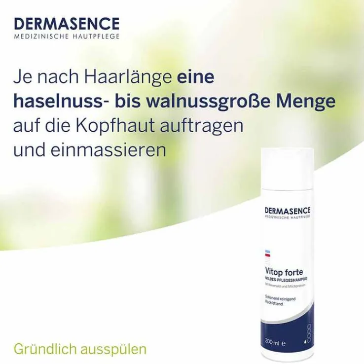 Dermasence Vitop forte mildes Pflegeshampoo, 200 ml