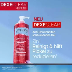 Dexeryl Dexeclear Reinigungsgel schäumend für unreine Haut, 400 ml