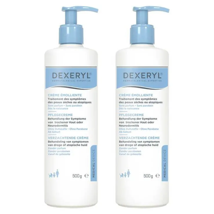 Dexeryl Pflegecreme, 2x500 g