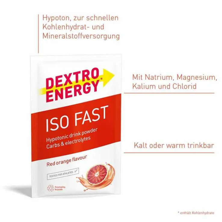 Dextro Energy Sports Nutr.IsoFast Pulver red Orange, 56 g