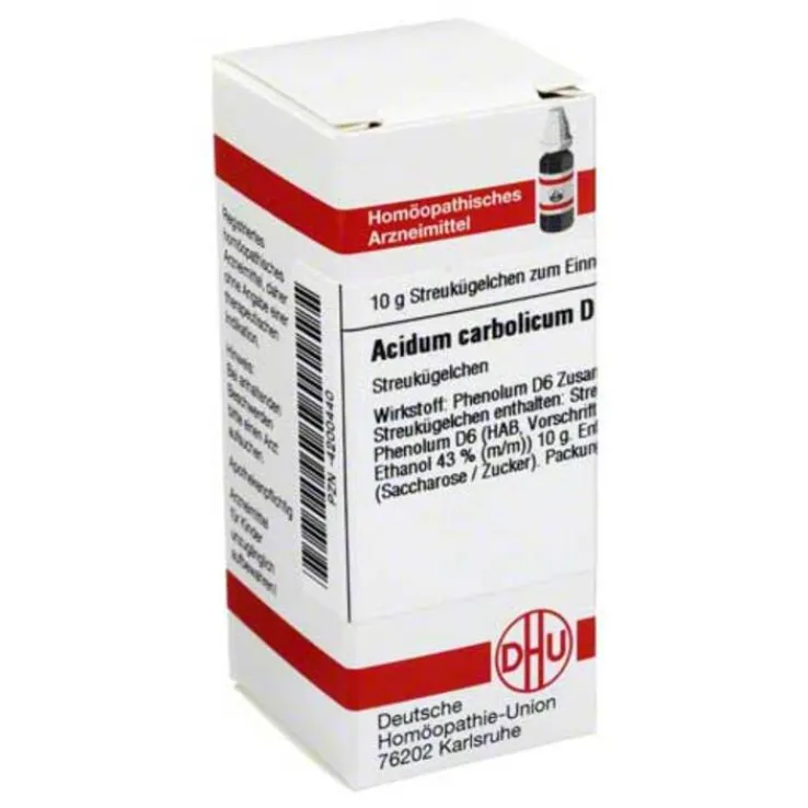 DHU Acidum carbolicum D 6 Globuli, 10 g
