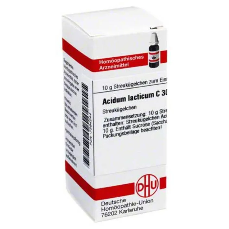 DHU Acidum lacticum C 30 Globuli, 10 g
