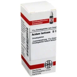 DHU Acidum lacticum D 12 Globuli, 10 g