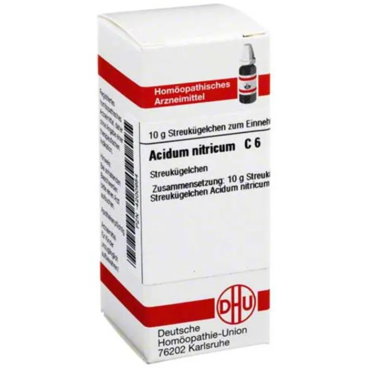 DHU Acidum nitricum C 6 Globuli, 10 g