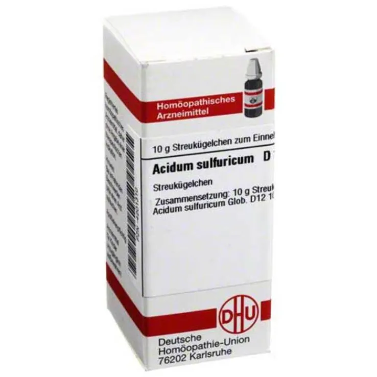 DHU Acidum sulfuricum D 12 Globuli, 10 g
