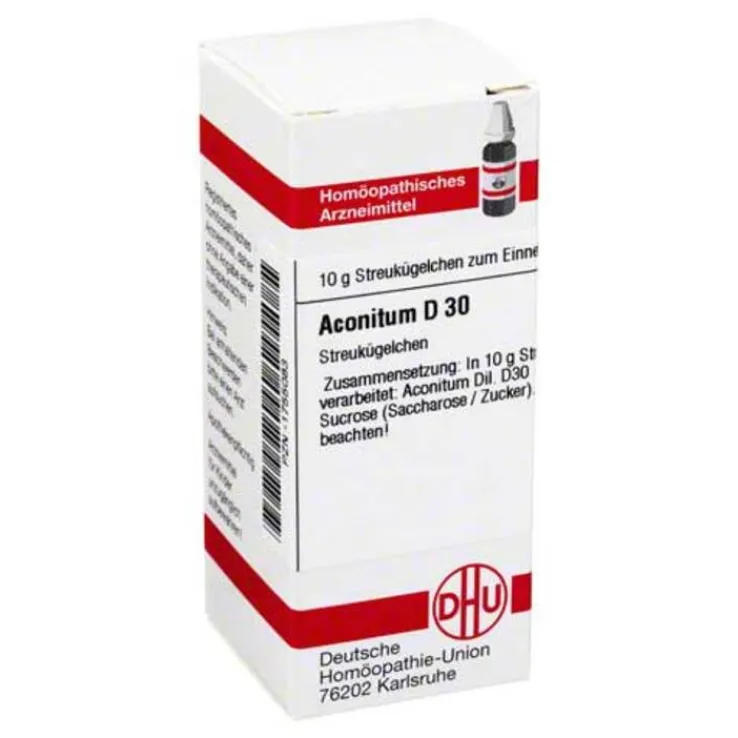 DHU Aconitum D30 Globuli, 10 g