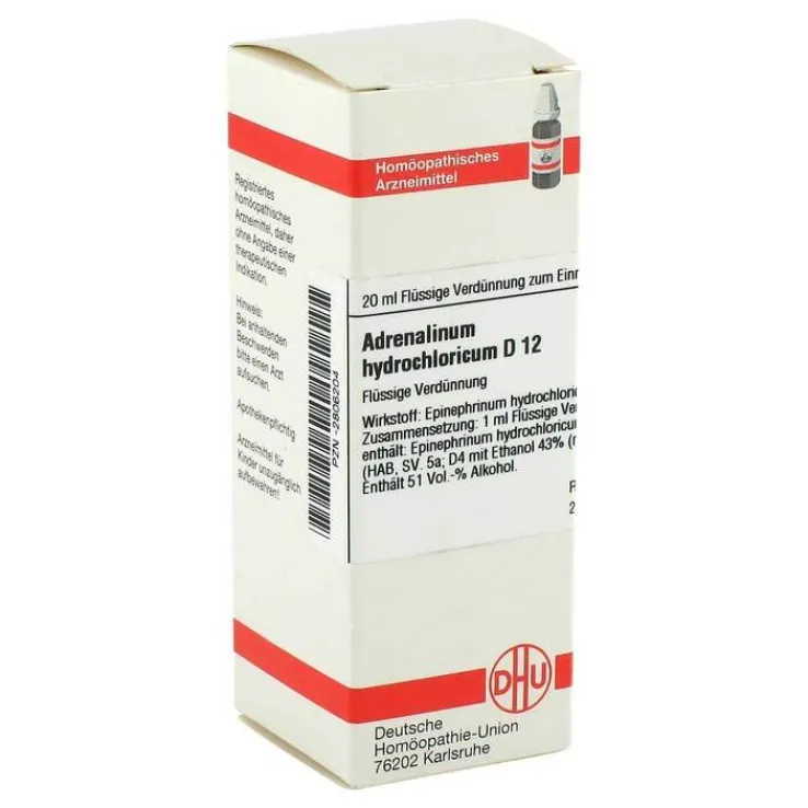 DHU Adrenalin hydrochloricum D 12 Dilution, 20 ml