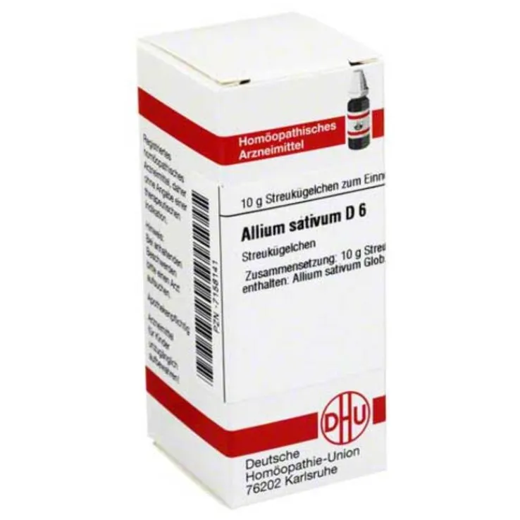 DHU Allium sativum D 6 Globuli, 10 g