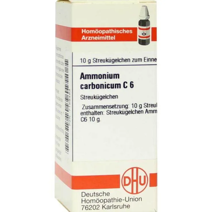 DHU Ammonium carbonicum C 6 Globuli, 10 g