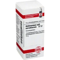 DHU Antimonium sulfuratum aurantiacum D 1, 10 g