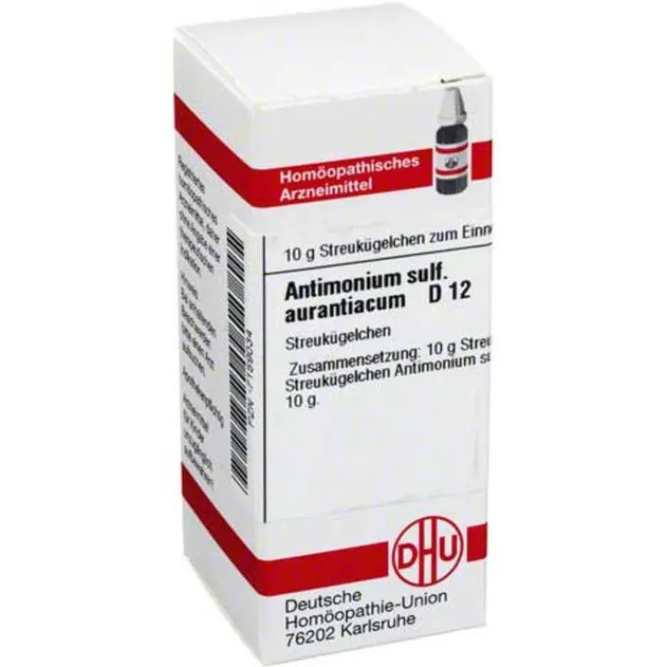 DHU Antimonium sulfuratum aurantiacum D 1, 10 g