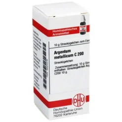DHU Argentum metallicum C 200 Gl, 10 g