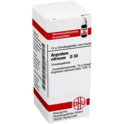 DHU Argentum nitricum D 30 Globuli, 10 g