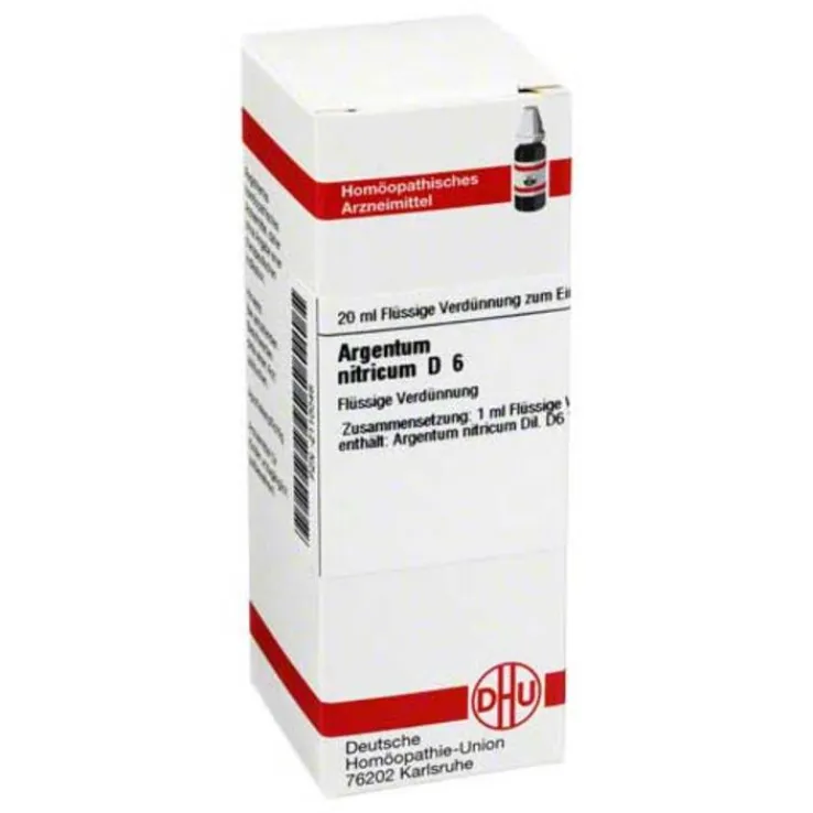 DHU Argentum nitricum D 6 Dilution, 20 ml