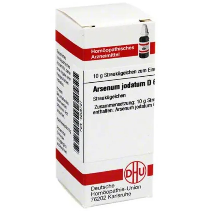 DHU Arsenum jodatum D 6 Globuli, 10 g