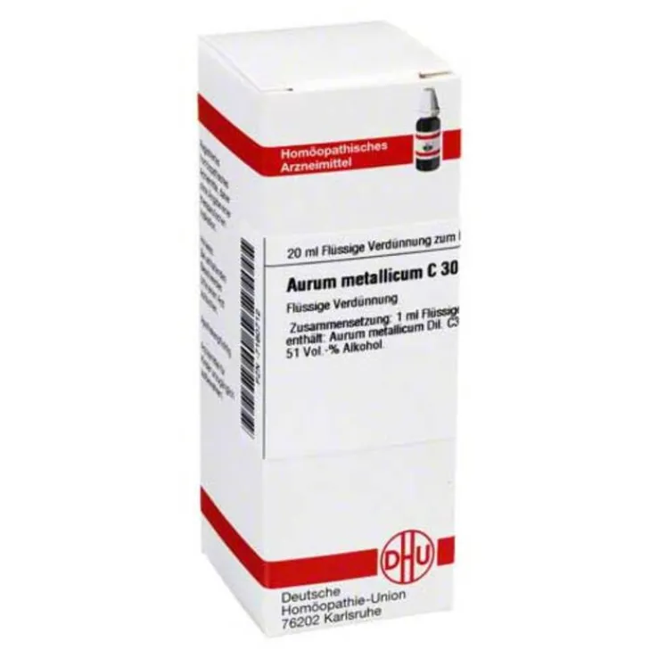 DHU Aurum metallicum C 30 Dilution, 20 ml