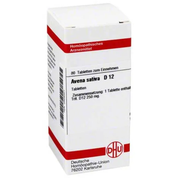 DHU Avena sativa D 12 Tabletten, 80 St
