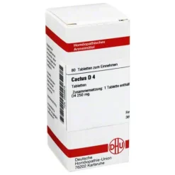 DHU Cactus D 4 Tabletten, 80 St