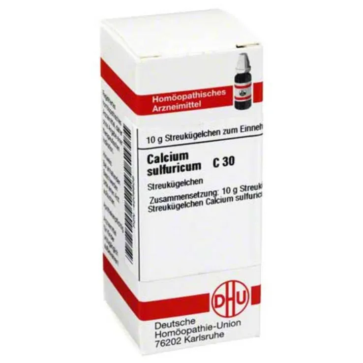DHU Calcium sulfuricum C 30 Globuli, 10 g