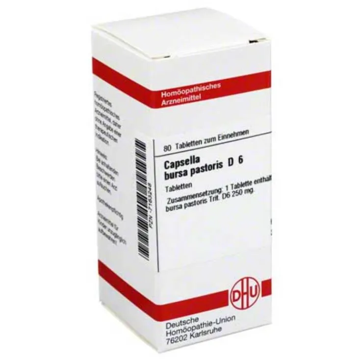 DHU Capsella bursa past. D 6 Tabletten, 80 St
