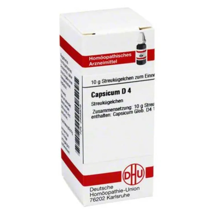 DHU Capsicum D 4 Globuli, 10 g