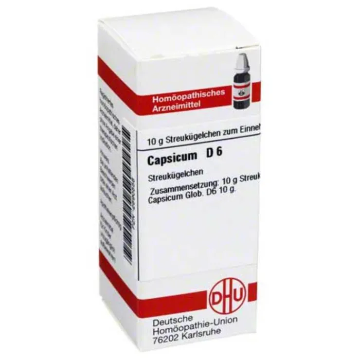 DHU Capsicum D 6 Globuli, 10 g