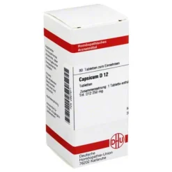 DHU Capsicum D 12 Tabletten, 80 St