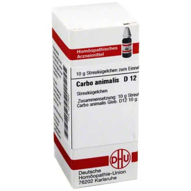 DHU Carbo animalis D 12 Globuli, 10 g