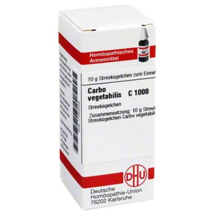 DHU Carbo vegetabilis C 1000 Globuli, 10 g