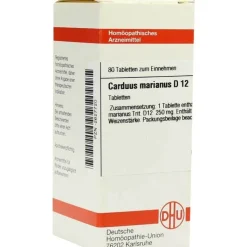 DHU Carduus marianus D 12 Tabletten, 80 St