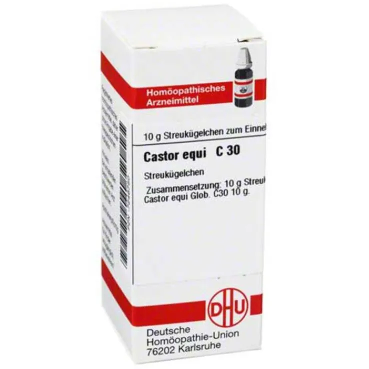 DHU Castor equi C 30 Globuli, 10 g