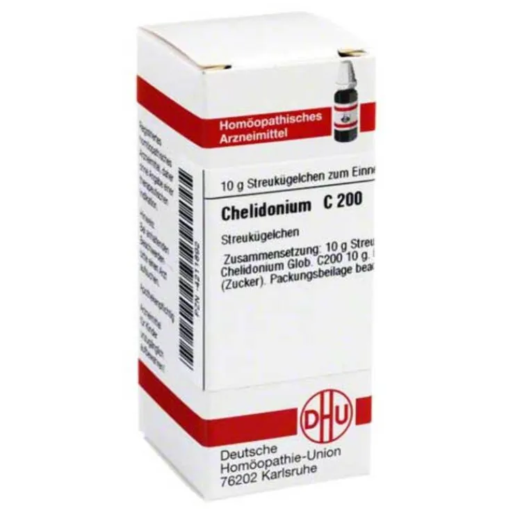 DHU Chelidonium C 200 Globuli, 10 g