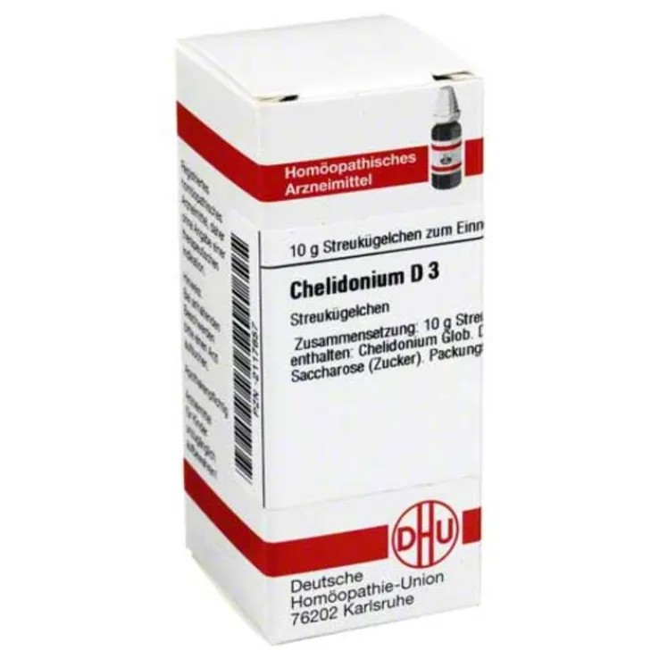 DHU Chelidonium D 3 Globuli, 10 g