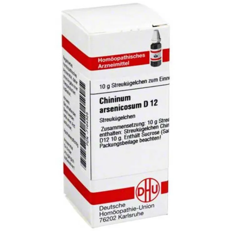 DHU Chininum arsenicosum D 12 Gl, 10 g