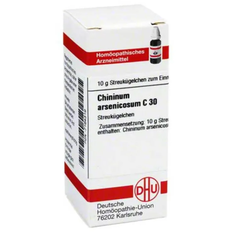 DHU Chininum arsenicosum C 30 Gl, 10 g