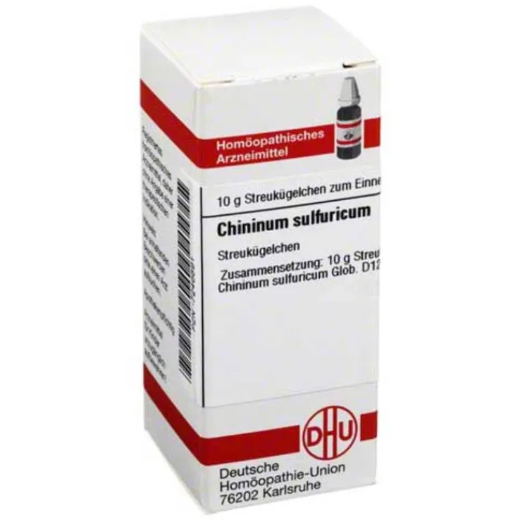 DHU Chininum sulfuricum D 12 Globuli, 10 g