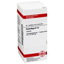 DHU Cimicifuga D 12 Tabletten, 80 St