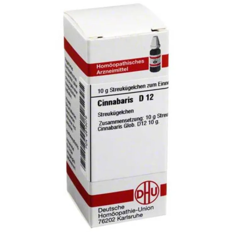 DHU Cinnabaris D 12 Globuli, 10 g