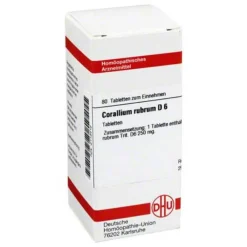 DHU Corallium rubrum D 6 Tabletten, 80 St