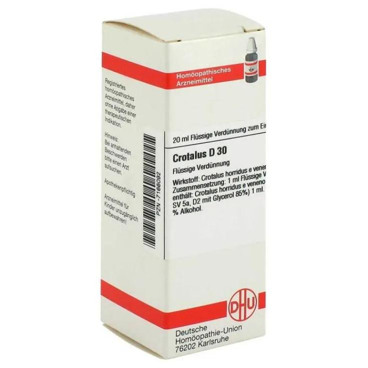 DHU Crotalus D 30 Dilution, 20 ml